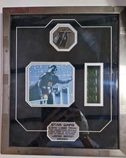 Star Wars 35mm Mounted Film Cell - Darth Vader "Pincel" and Official Pin Badge