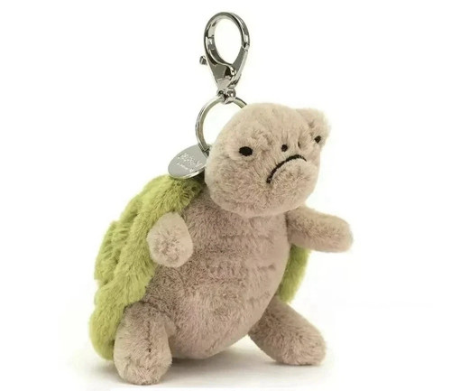 Plush turtle keychain - plush,