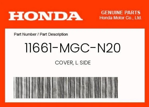 11661 mgc n20 - 11661-mgc-n20, honda