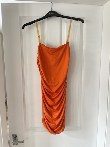 Polly orange ruched - orange, mini