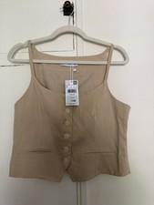 Mango Waist Coat Sz M RRP45.99
