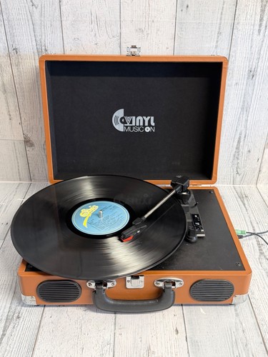 Vinyl music retro suitcase - vinyl,