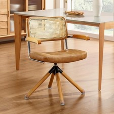 Mid Century Rattan Desk Chair