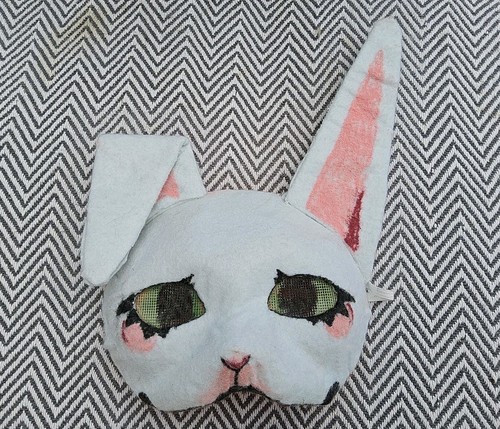 Handmade animal mask rabbit - handmade, mask.