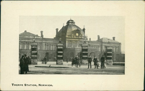 Postcard norwich thorpe - postcard,
