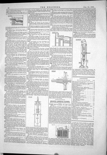 Old american patents mortar - old,