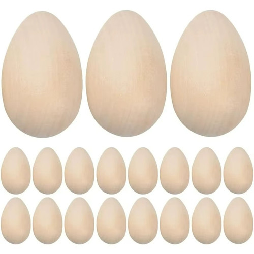 Wooden easter eggs - easter, paint