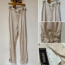 Versace Vintage Silk Belted