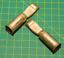 Anderson Power Plug Pins Solder or Crimp x 2 Forklift Etc
