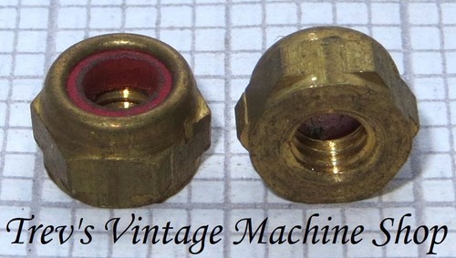 2ba nyloc lock nuts brass - lock,