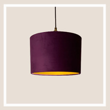 Velvet Lampshade for Ceiling 
