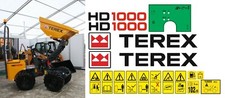 TEREX HD1000 DUMPER Decals /