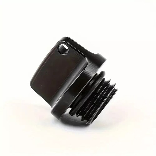 Cnc aluminum oil filler cap - aluminum,