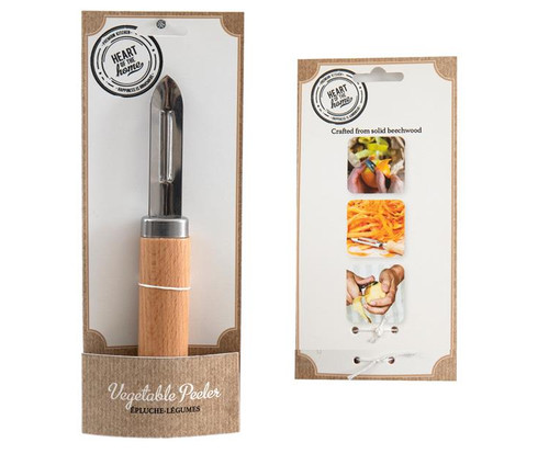 Wooden handle potato peeler - potato,