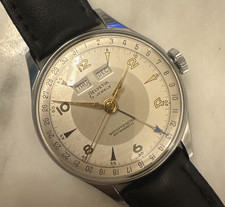 Vintage Helvetia Triple Date