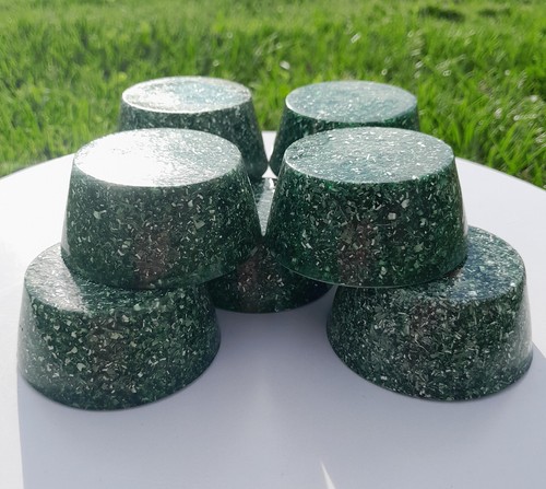 Handmade green orgonite - handmade,