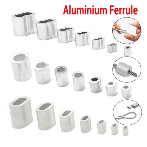 Oval round aluminum sleeves - oval/round,