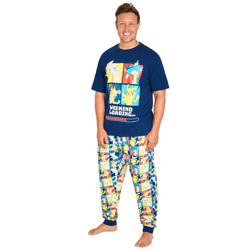Pokémon mens long pyjama - mens, set