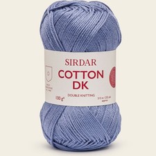 Sirdar Knitting Wool Yarn Cotton DK Double Worsted Vegan Crochet 8 Ply