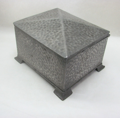 Vintage civic pewter lidded - civic,
