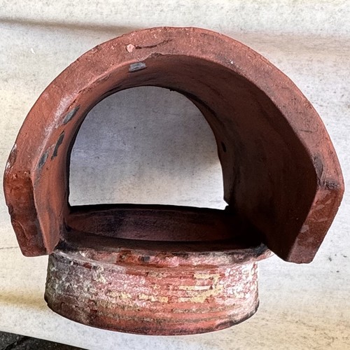 Chimney pot rain cowl - pot, anti