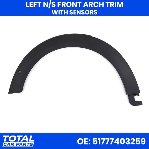 Left front arch fender - front,