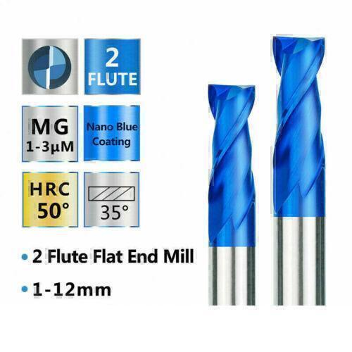Carbide end mill - carbide, 1-12mm