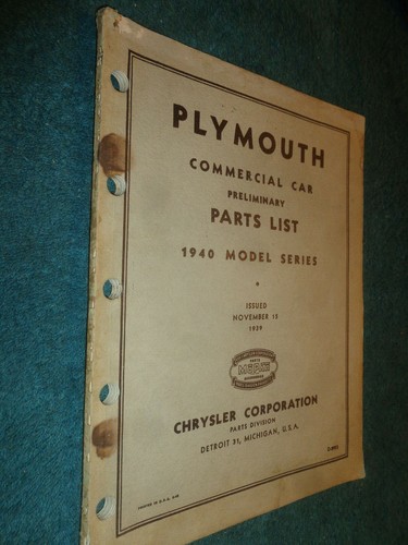 1940 plymouth commercial car - 1940,