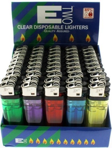 Clear disposable lighters - clear,