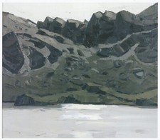 Ice on Llyn Idwal Snowdonia