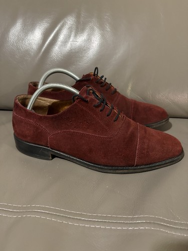 Trickers mens burgundy suede - trickers,