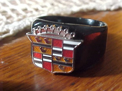 1950s cadillac crest black - 1950s,