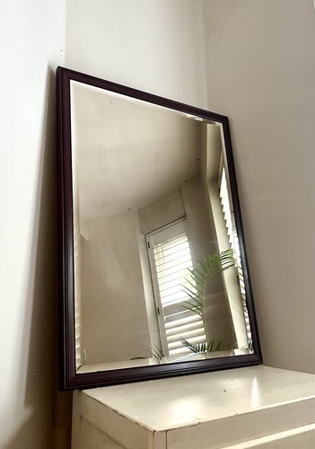 Large thick heavy wood framed - large,