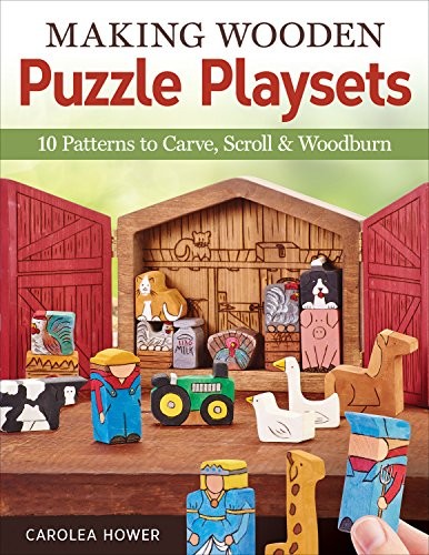 Making wooden puzzle playsets - puzzle,
