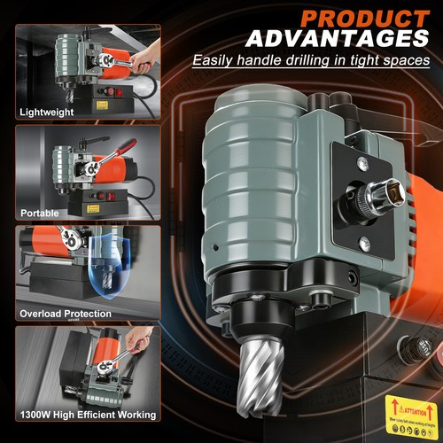 Magnetic drill 1300w 2248 lbf - 2248,