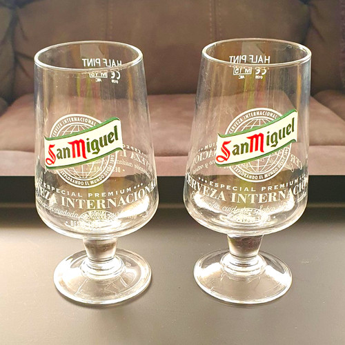 San miguel half pint - x2,