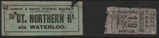 2 Old GB Railway Tickets - GT