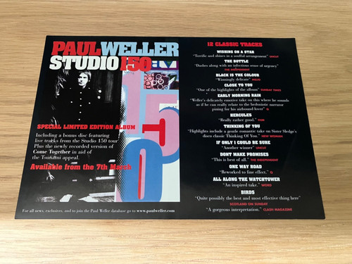 Paul weller studio 150 - paul,