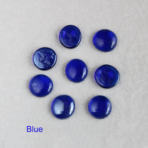 25mm 35mm round glass pebbles - 25mm-35mm,