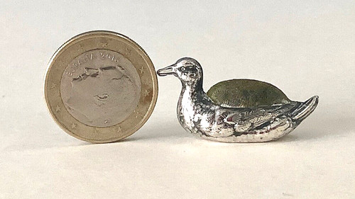 Antique solid silver pin - antique,