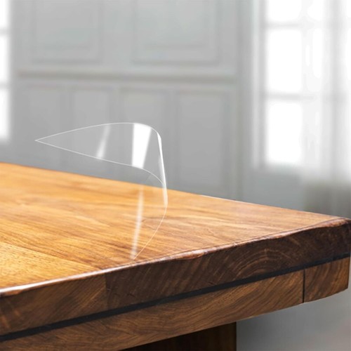 Transparent pvc tablecloth - transparent,