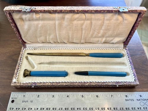 Vintage writing set art deco - writing,