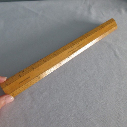 Vintage engineers scale rule - scale, a
