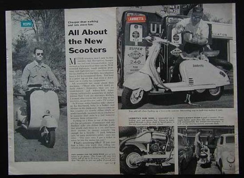 Motor scooters 1957 pictorial - scooters,