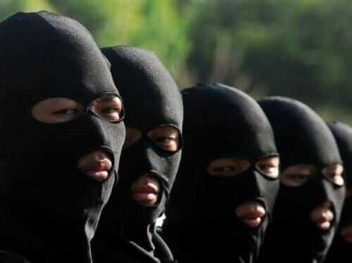 Black balaclava mask - balaclava,