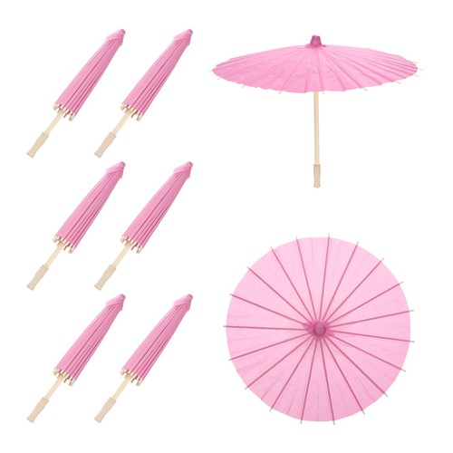 6pcs paper umbrellas - 6pcs,