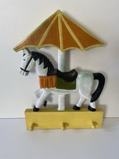 Wooden Horse Carousel Wall