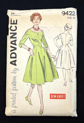 Advance 9422 misses dresses - advance,