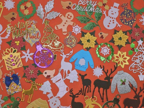 Christmas shapes die - shapes., cut