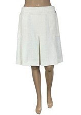 Chanel Pleaded Skirt Cotton